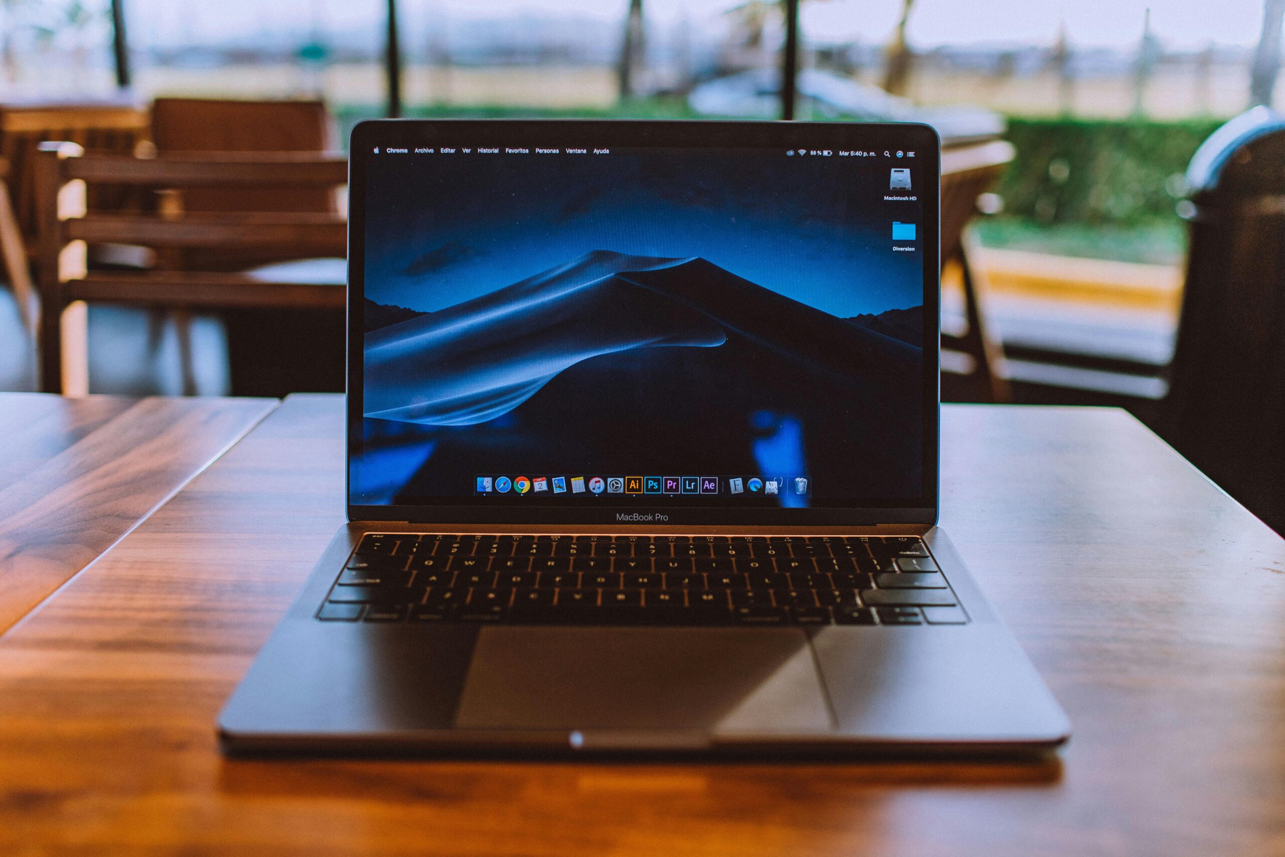 Apple MacBook Pro 2025 with M3 Pro chip, featuring a Liquid Retina XDR display, sleek aluminum design, and MagSafe charging.